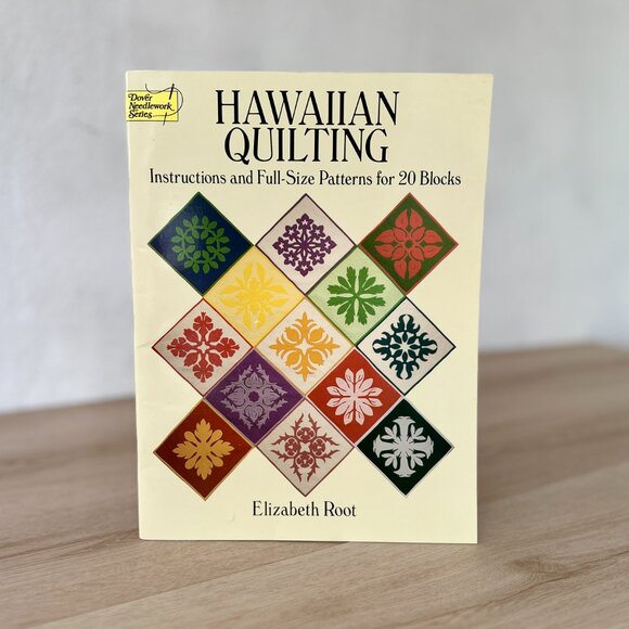 Vintage Hawaiian Quilting Instructions & Full-Size Patterns - Elizabeth Root - Picture 1 of 14